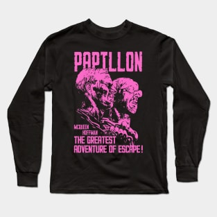 Papillon movie poster Long Sleeve T-Shirt